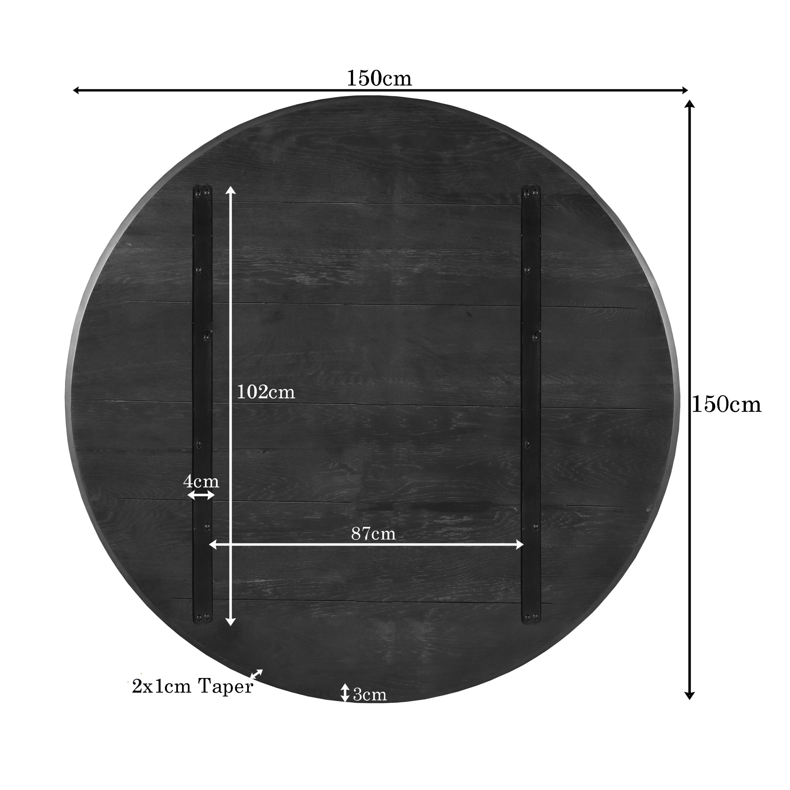 Starfurn Eiken Blad Ferris 150 cm Bruin