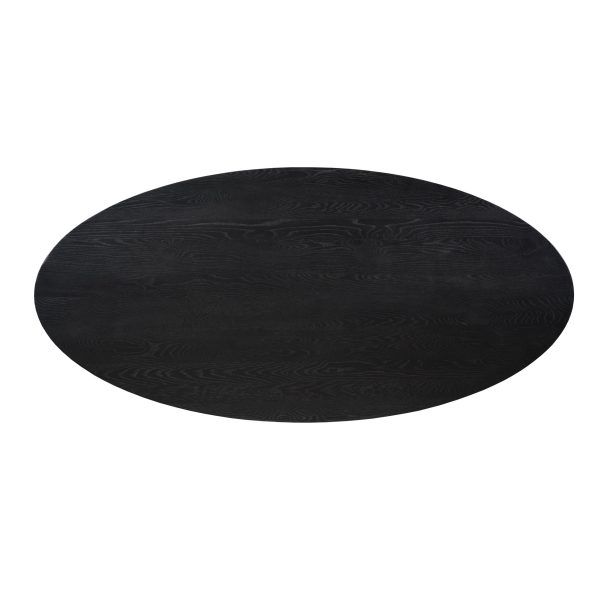 Starfurn Eiken Blad Ferris Ovaal 240 cm Zwart