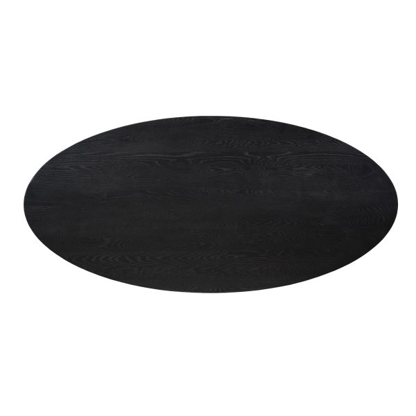 Starfurn Eiken Blad Ferris Ovaal 280 cm Zwart