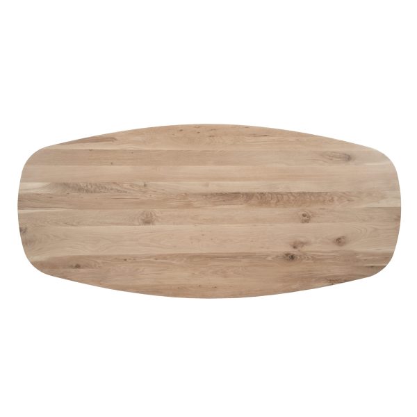 Starfurn Eiken Blad Ferris Deens Ovaal 180 cm Naturel
