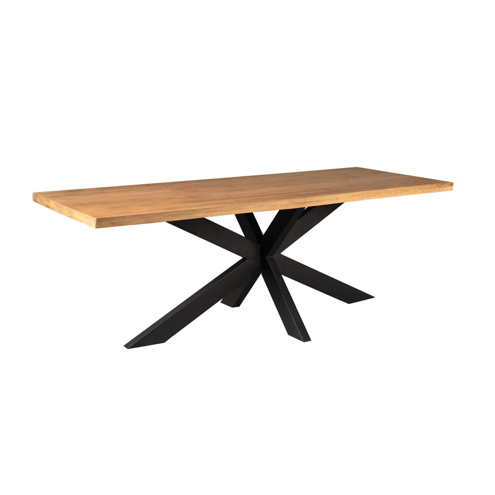 Starfurn Rechthoekige Eettafel Denver Naturel Mangohout 240 cm