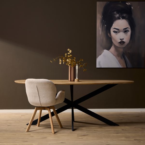 Starfurn Eiken Eettafel Cloud 180 cm