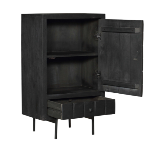 Starfurn Kabinet kastje Brandy Zwart Mangohout 60 cm