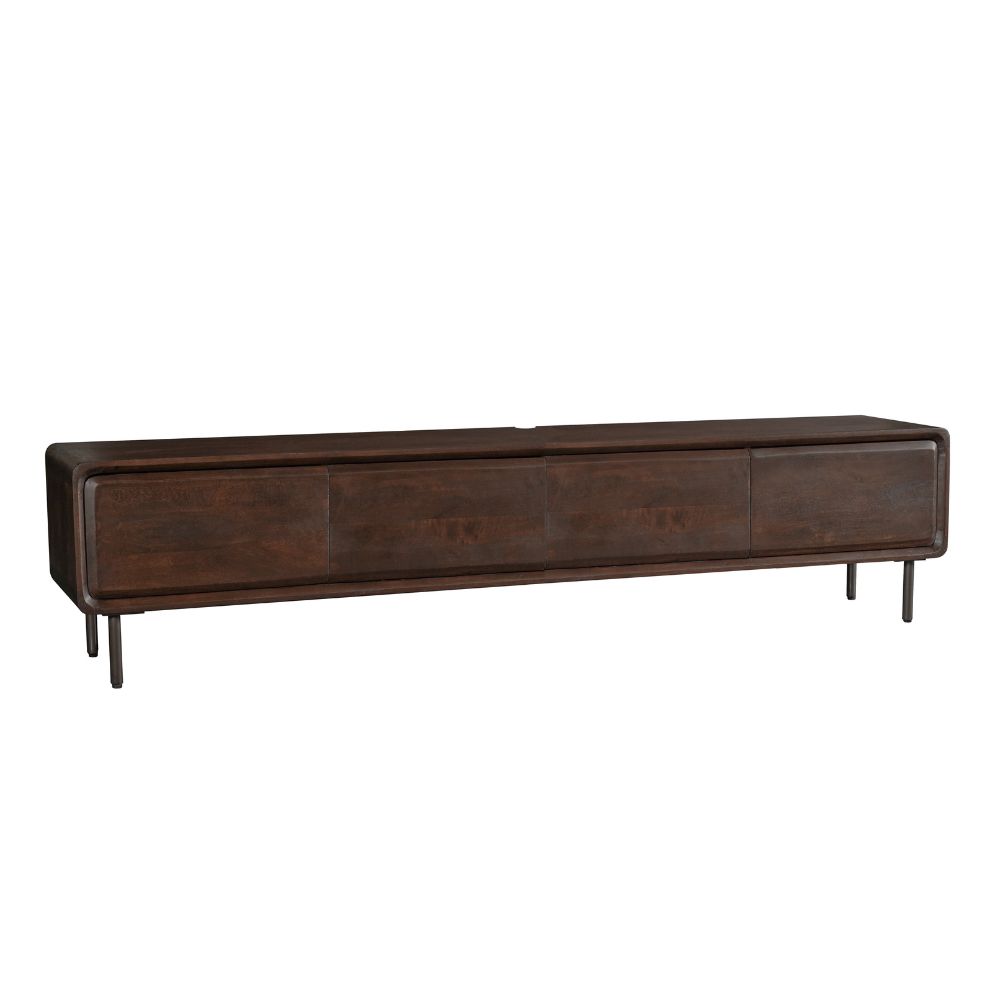 Starfurn Zwevend tv meubel Allure Bruin Mangohout 200 cm