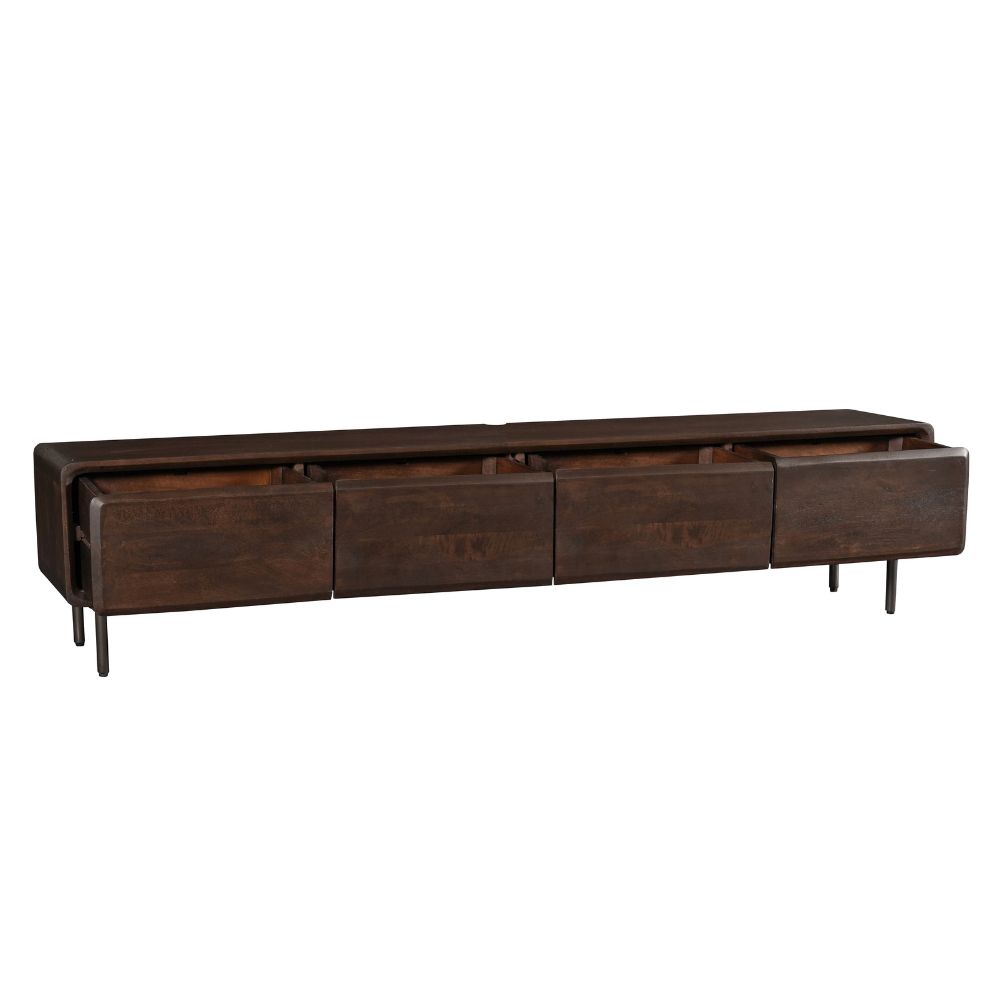 Starfurn Zwevend tv meubel Allure Bruin Mangohout 200 cm