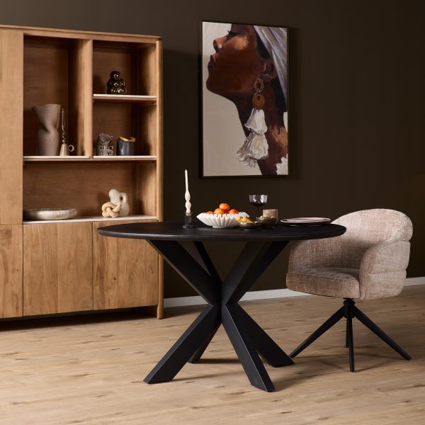 Starfurn Eiken Eettafel Ferris Rond 130 cm
