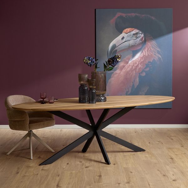 Starfurn Eiken Eettafel Ferris Ovaal 180 cm