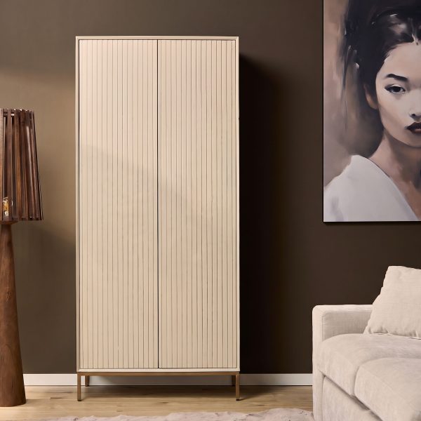 Starfurn Kabinet Madison Zand Mangohout 90 cm