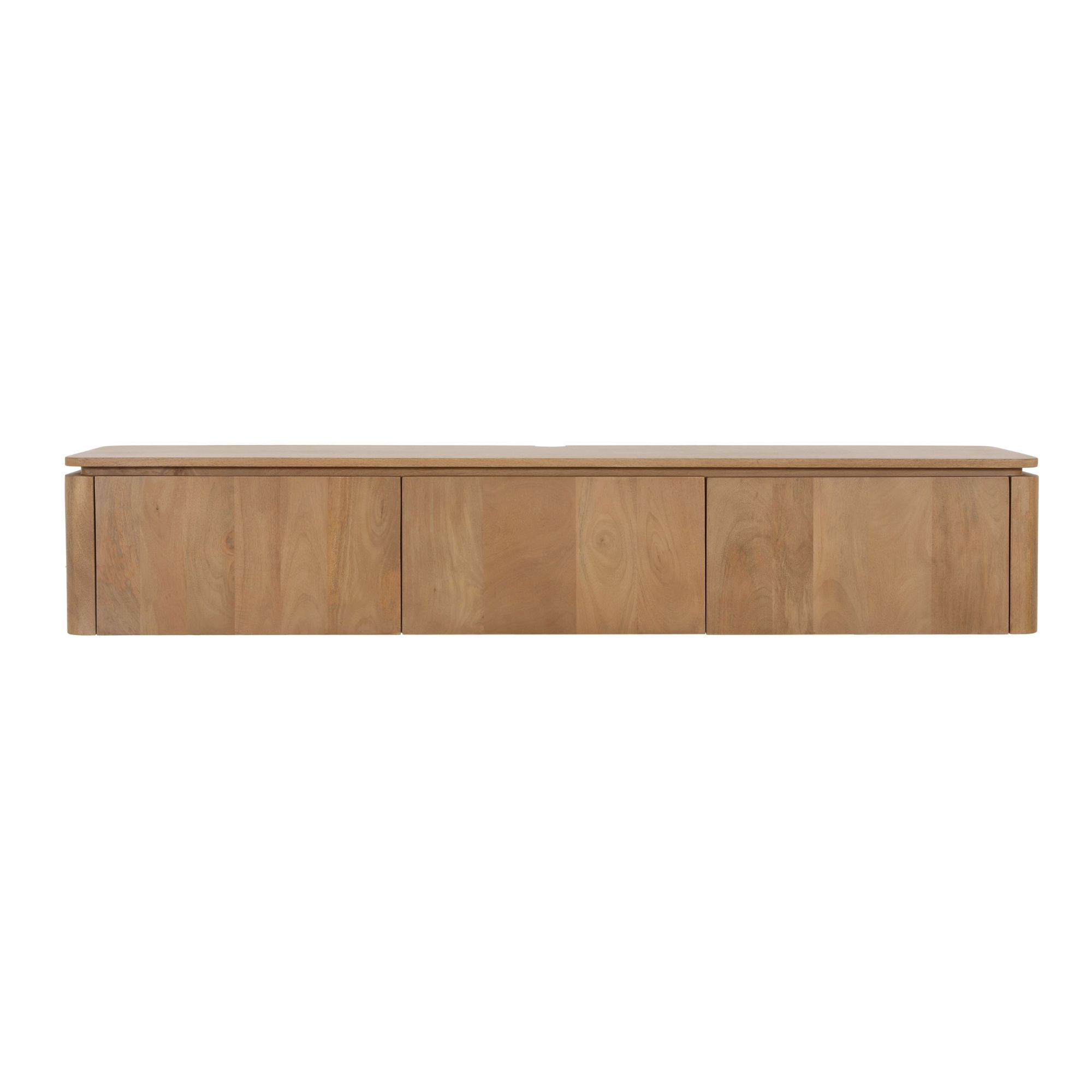 Starfurn Zwevend tv meubel Dallas Naturel Mangohout 165 cm