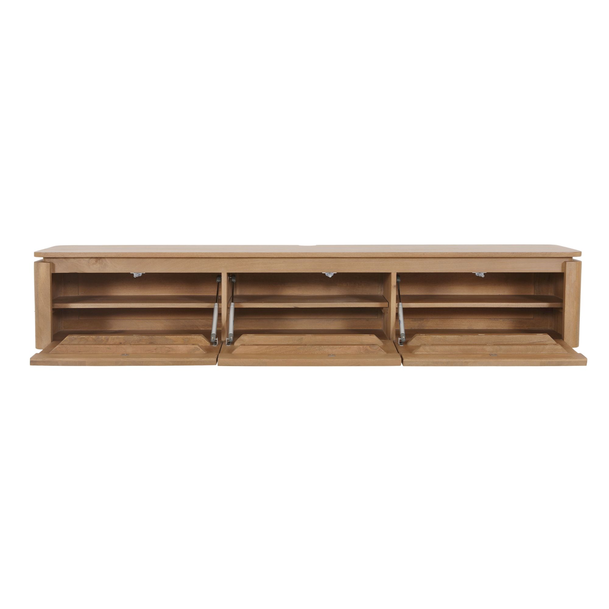 Starfurn Zwevend tv meubel Dallas Naturel Mangohout 165 cm