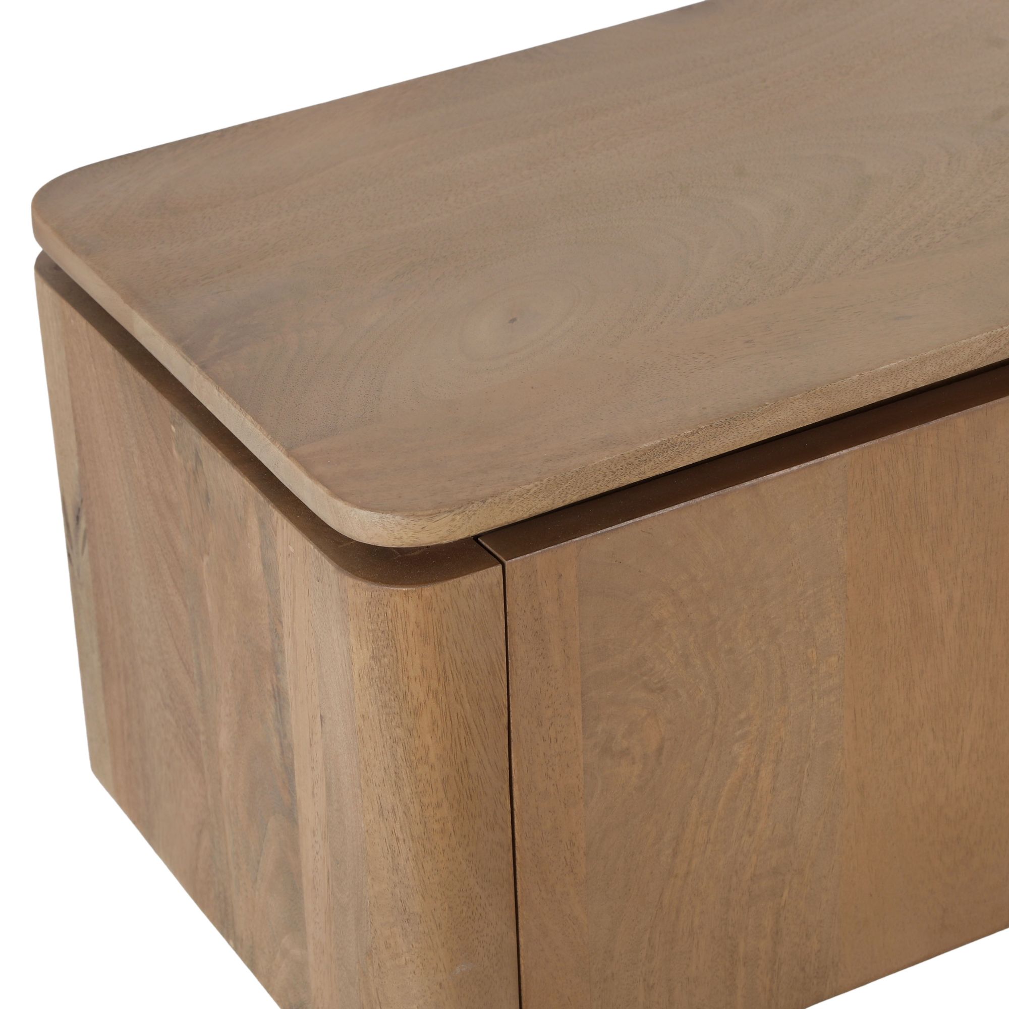 Starfurn Zwevend tv meubel Dallas Naturel Mangohout 165 cm