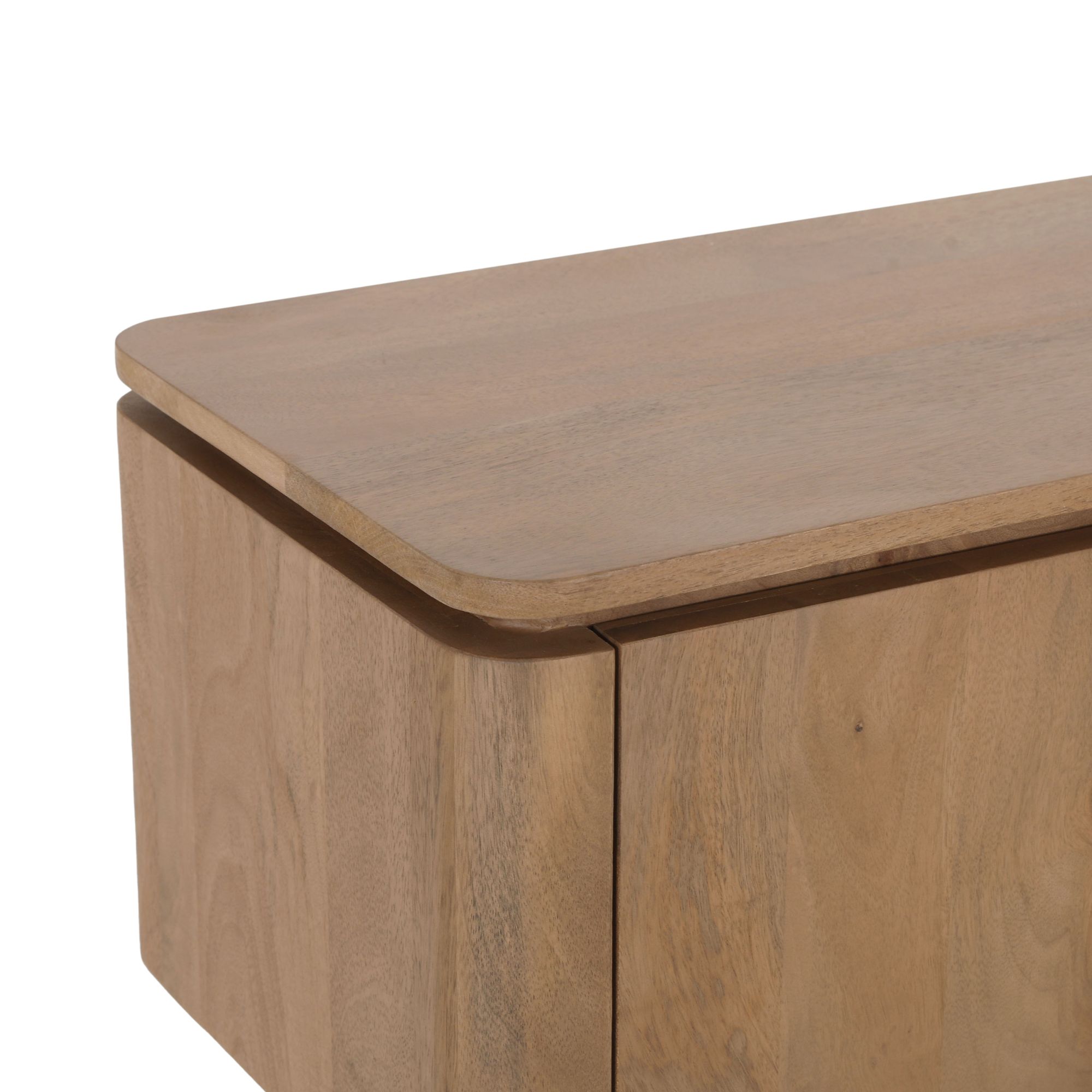 Starfurn Zwevend tv meubel Dallas Naturel Mangohout 165 cm
