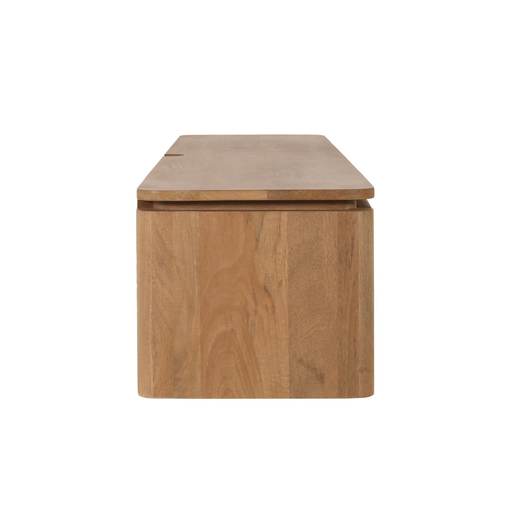 Starfurn Zwevend tv meubel Dallas Naturel Mangohout 165 cm
