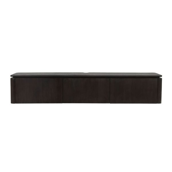 Starfurn Zwevend tv meubel Dallas Bruin Mangohout 165 cm