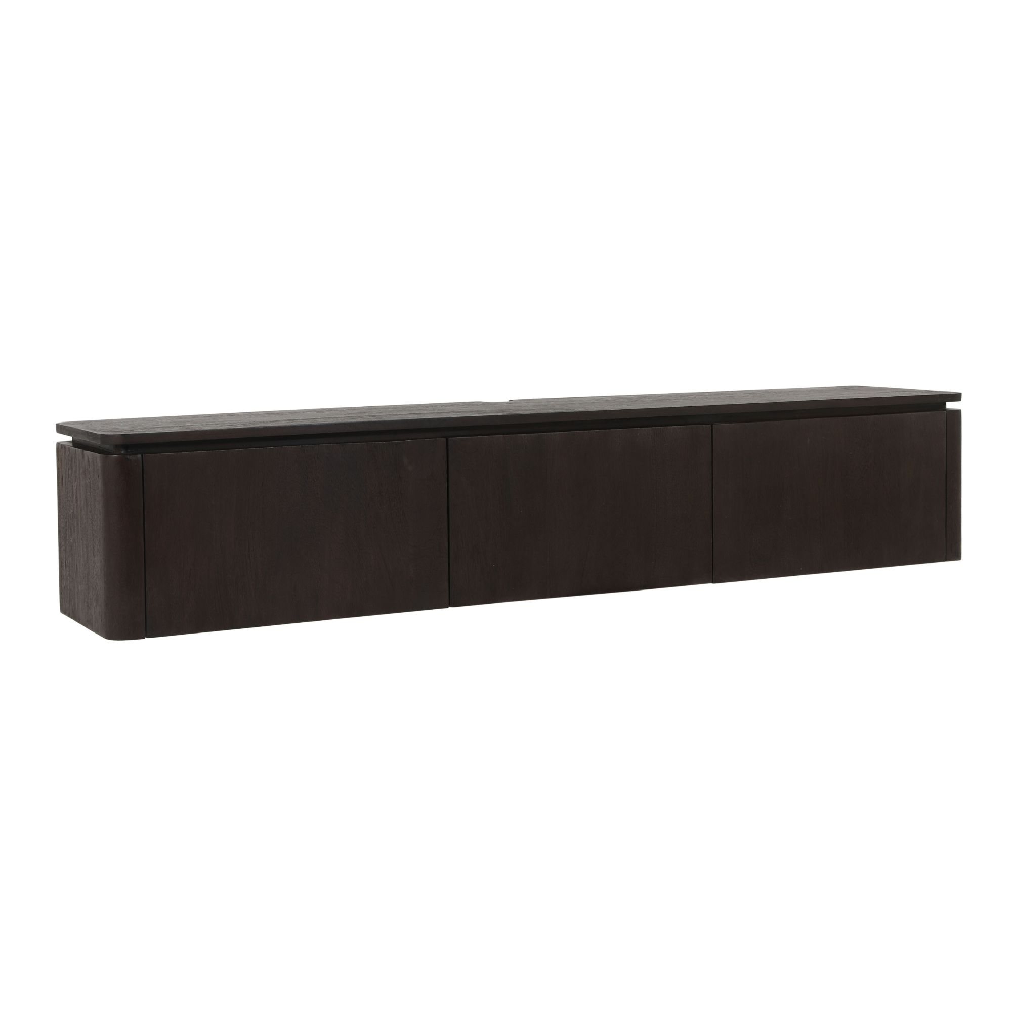 Starfurn Zwevend tv meubel Dallas Bruin Mangohout 210 cm