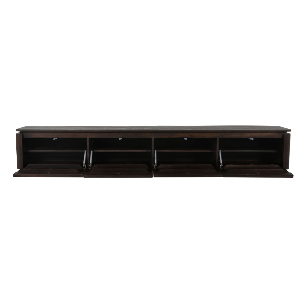 Starfurn Zwevend tv meubel Dallas Bruin Mangohout 210 cm