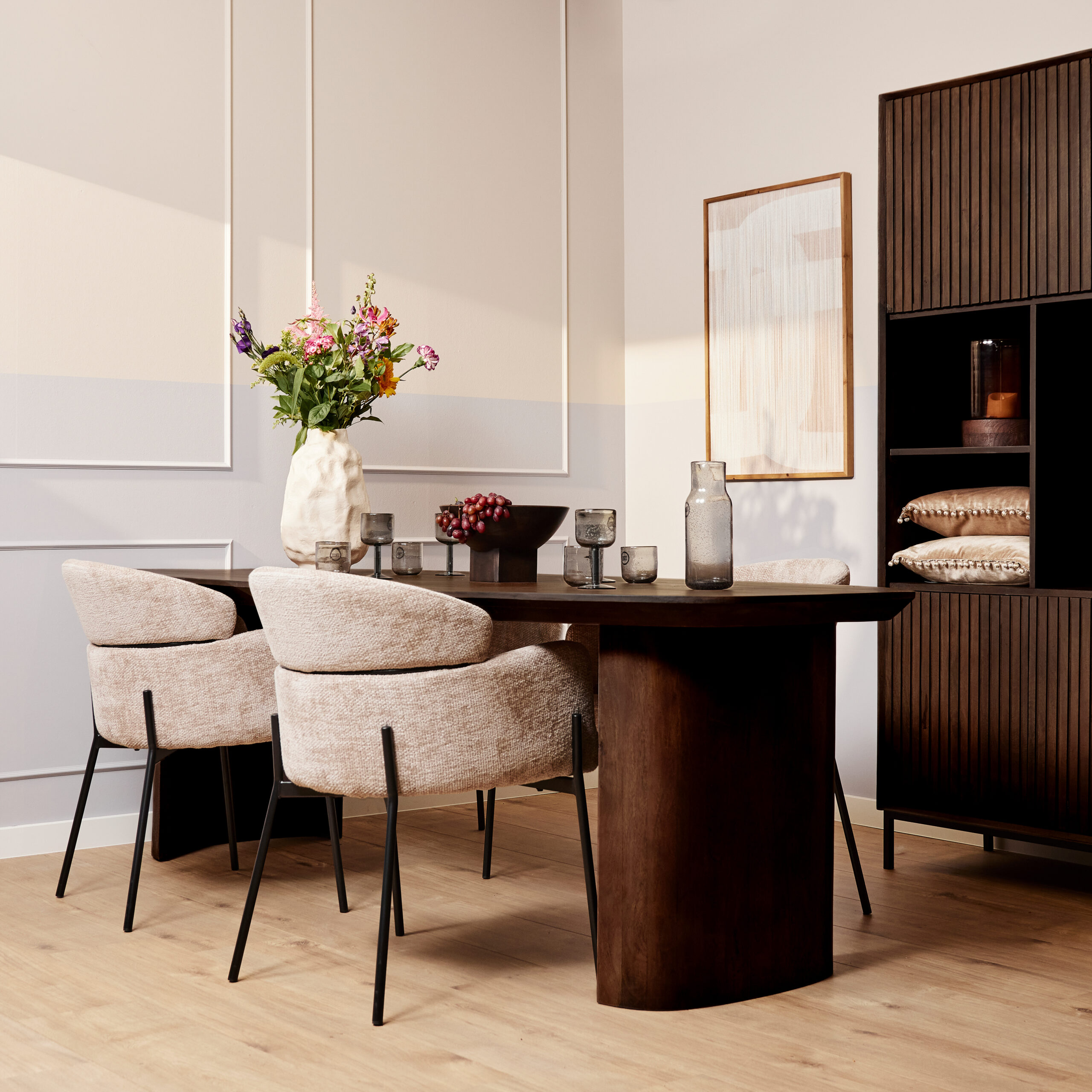 Starfurn Eettafel Maré Bruin Mangohout 200 cm