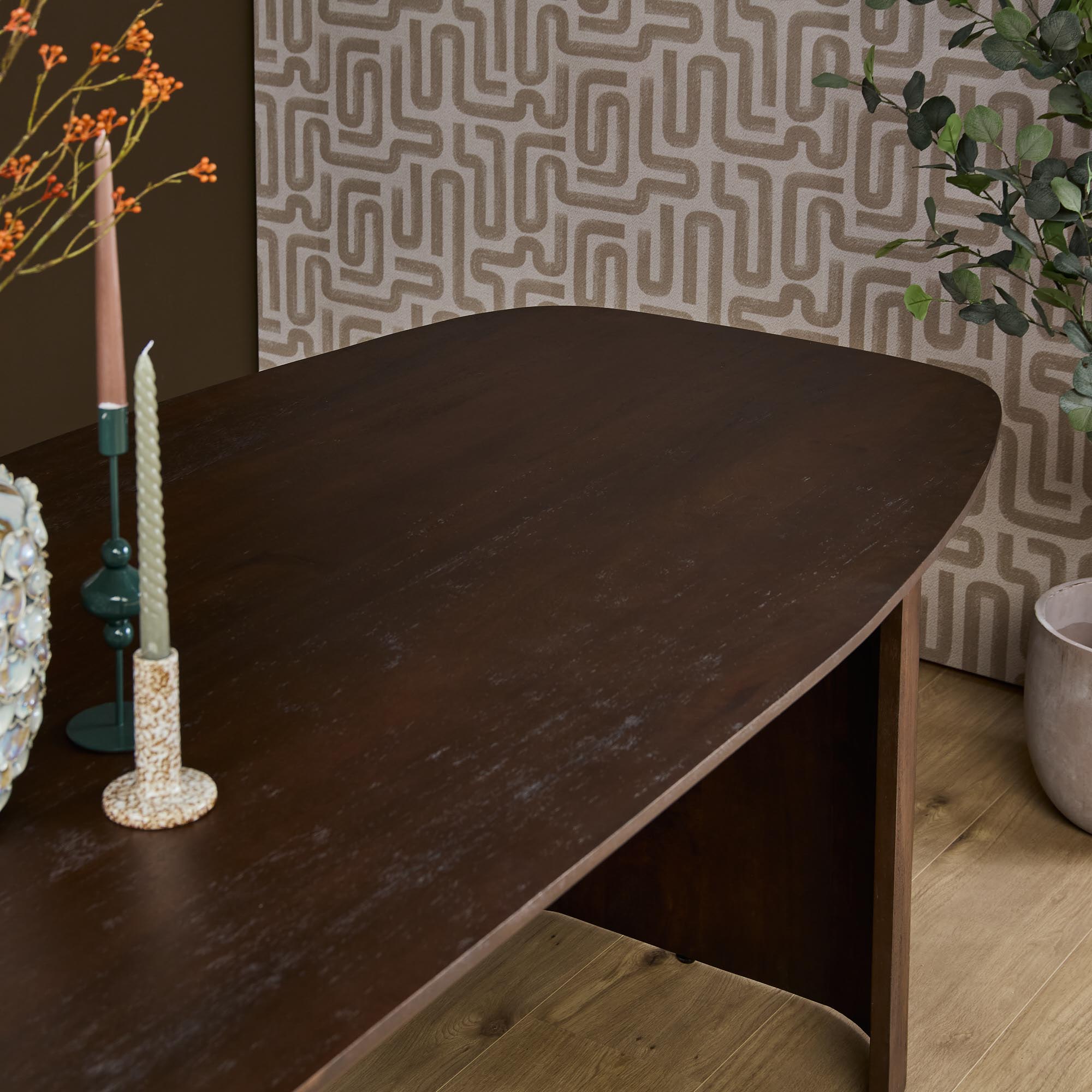 Starfurn Eettafel Maré Bruin Mangohout 300 cm