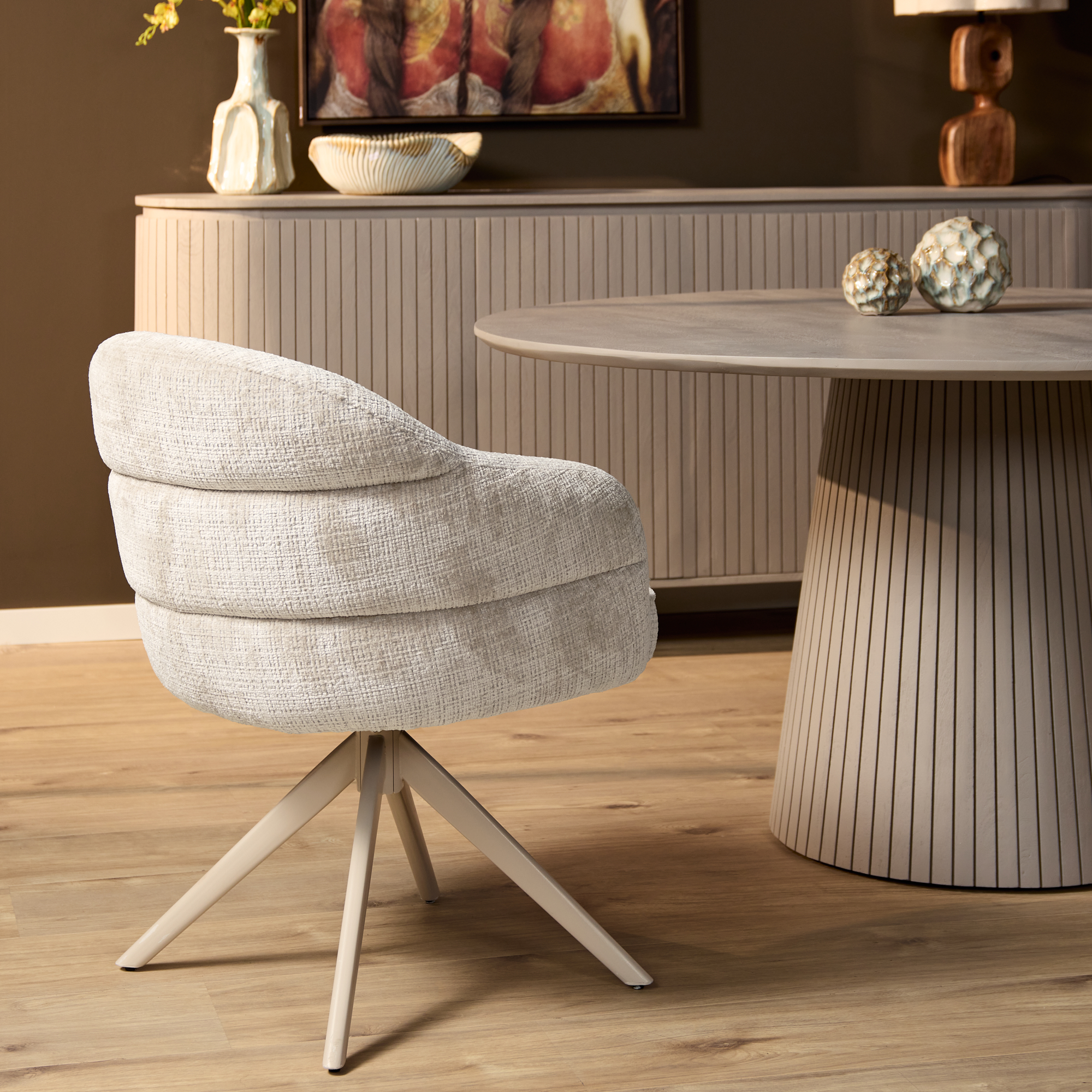 Starfurn Zitting Eetkamerstoel Bella Off-White
