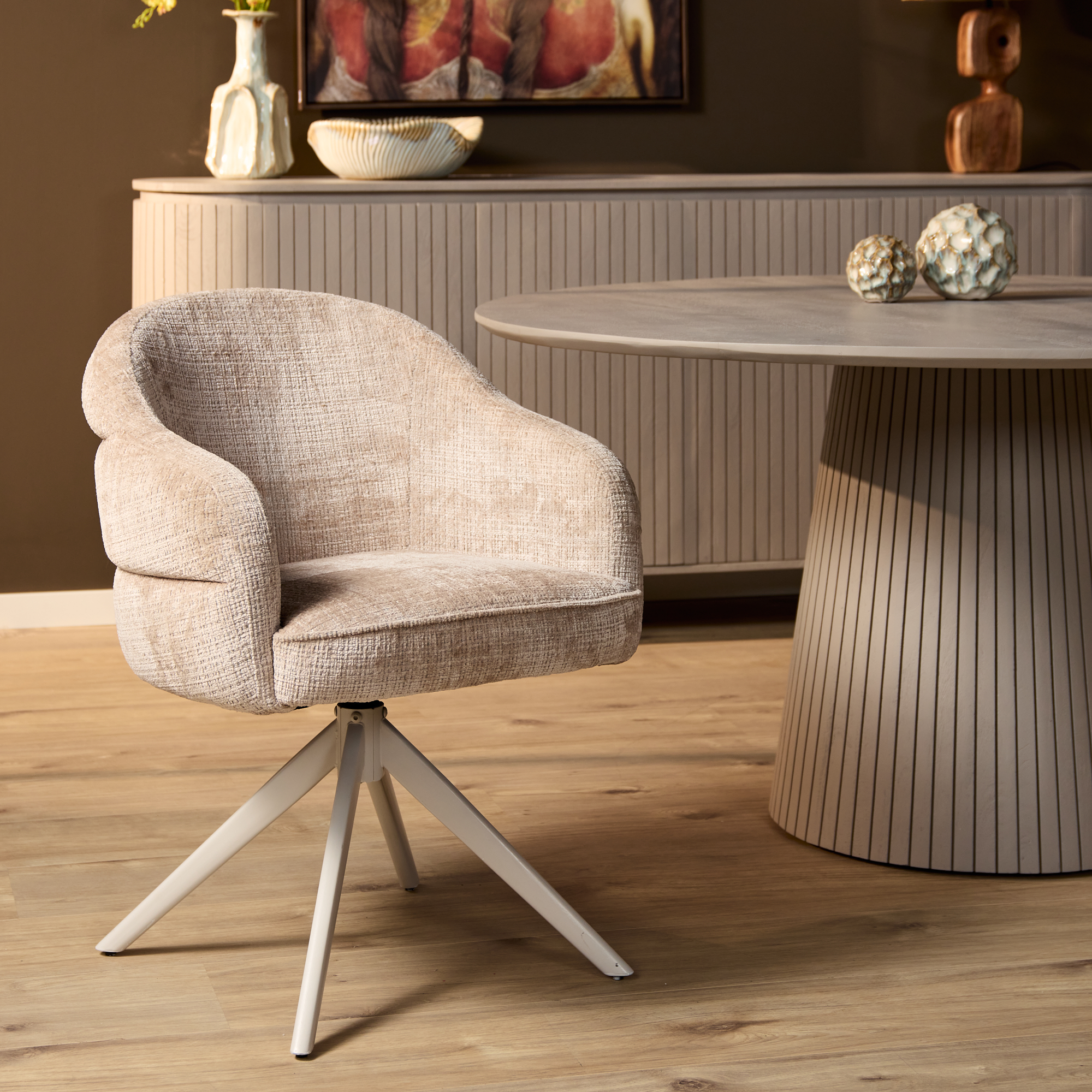 Starfurn Zitting Eetkamerstoel Bella Beige