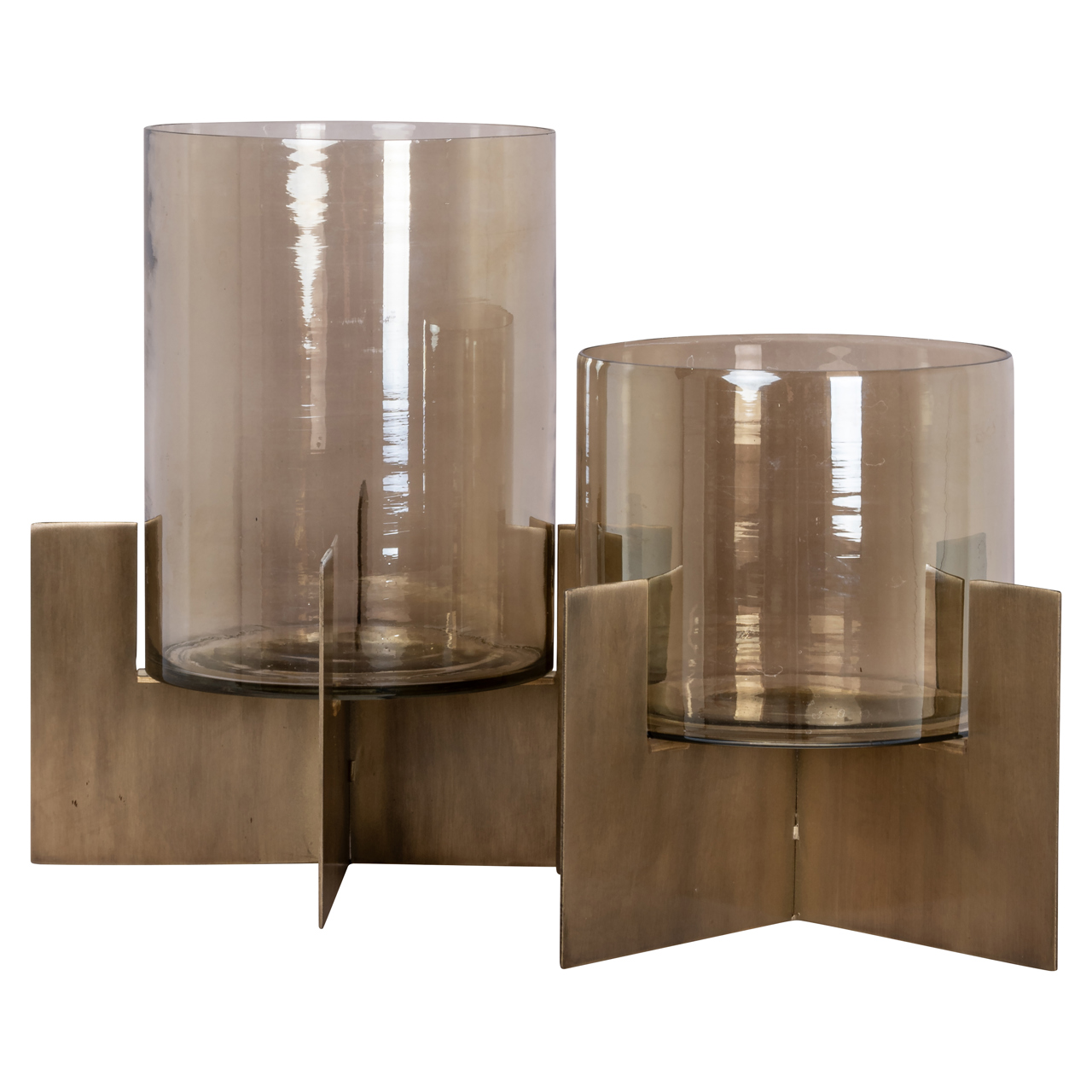 Richmond Interiors Windlicht Resa gold large