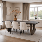 Nijwie MySons Eetkamertafel 240x100x77 cm Mango Brown Walnut - Handai Table Collection