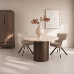sfeerfoto Livingfurn Brix Bottecino Round 120cm