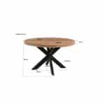Livingfurn Sturdy Round 130 cm