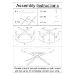Livingfurn Sturdy Round 130 cm