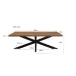Livingfurn Sturdy Spider 160 cm