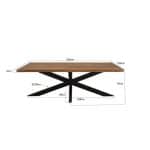 Livingfurn Sturdy Spider 220 cm