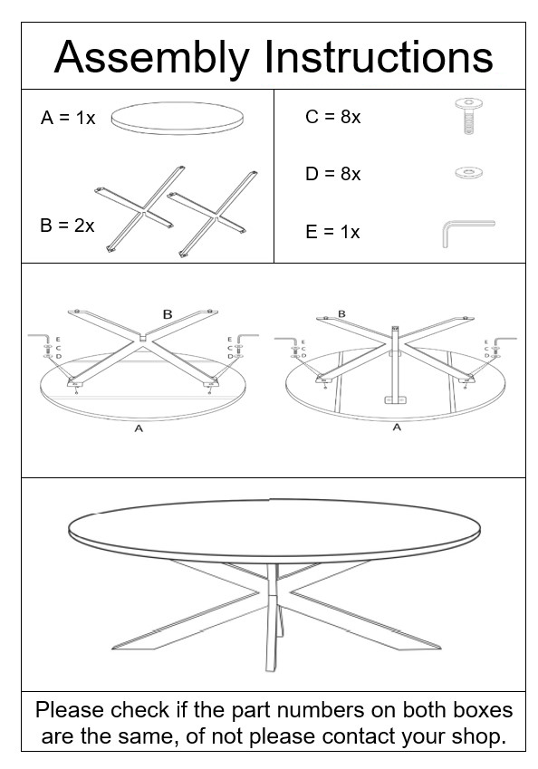 Livingfurn Sturdy Oval 130 cm