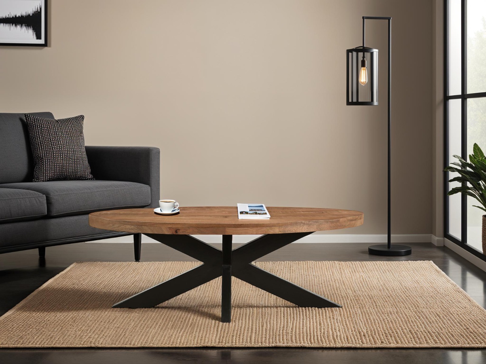 Livingfurn Sturdy Oval 130 cm