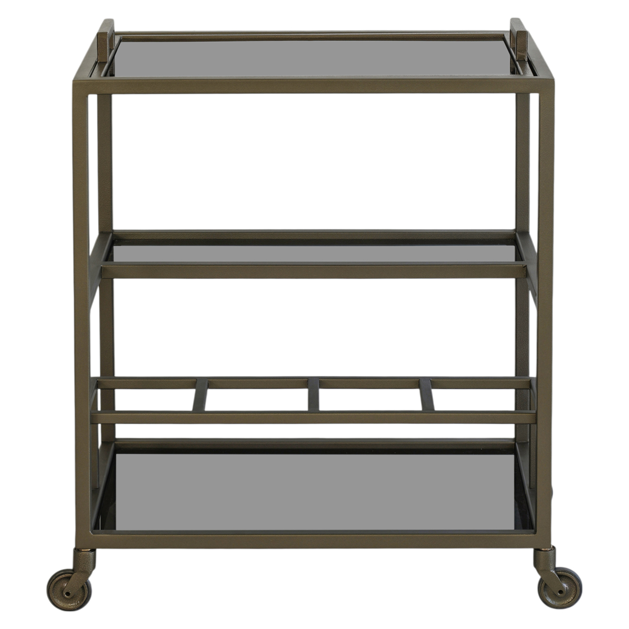Richmond Interiors Trolley Ruinart brass antique