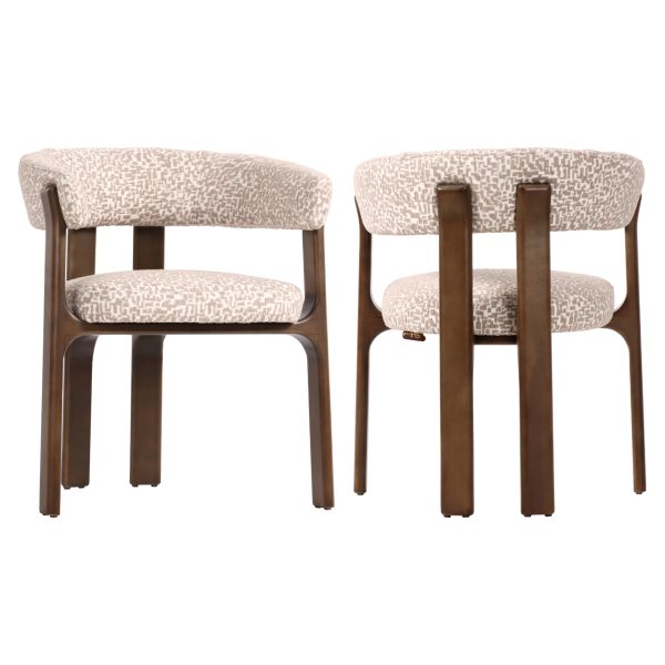 Richmond Interiors Eetkamerstoel Contigo natural geo