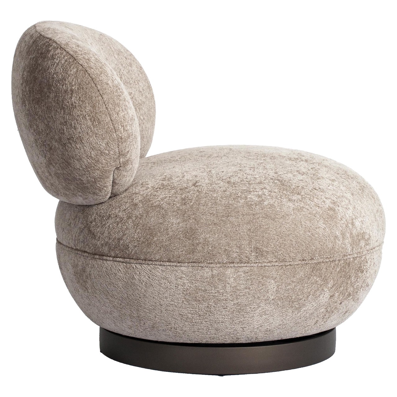 Richmond Interiors Lounge stoel Jace be easy sand swivel fire retardant