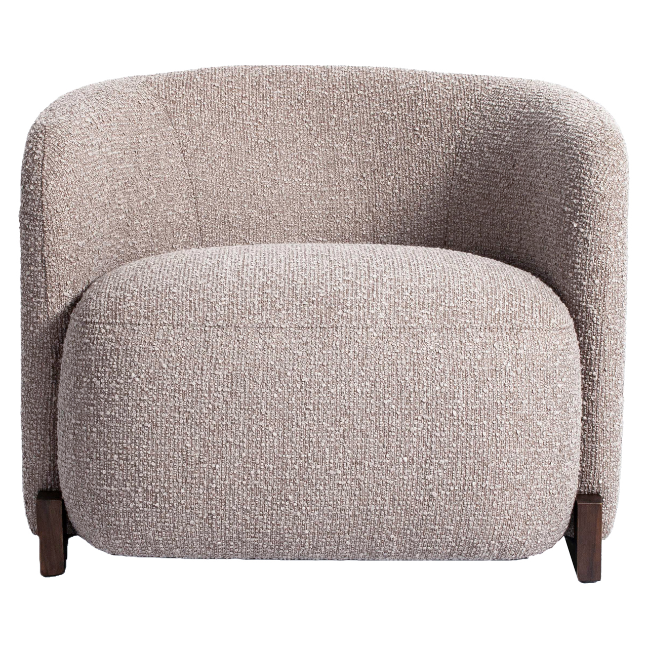 Richmond Interiors Lounge stoel Hannah mocca chunky fire retardant