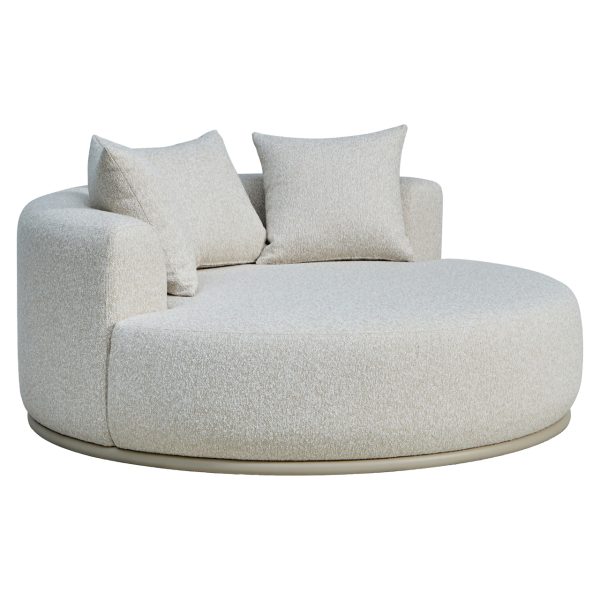 Richmond Interiors Outdoor dagbed Belucci ecru round