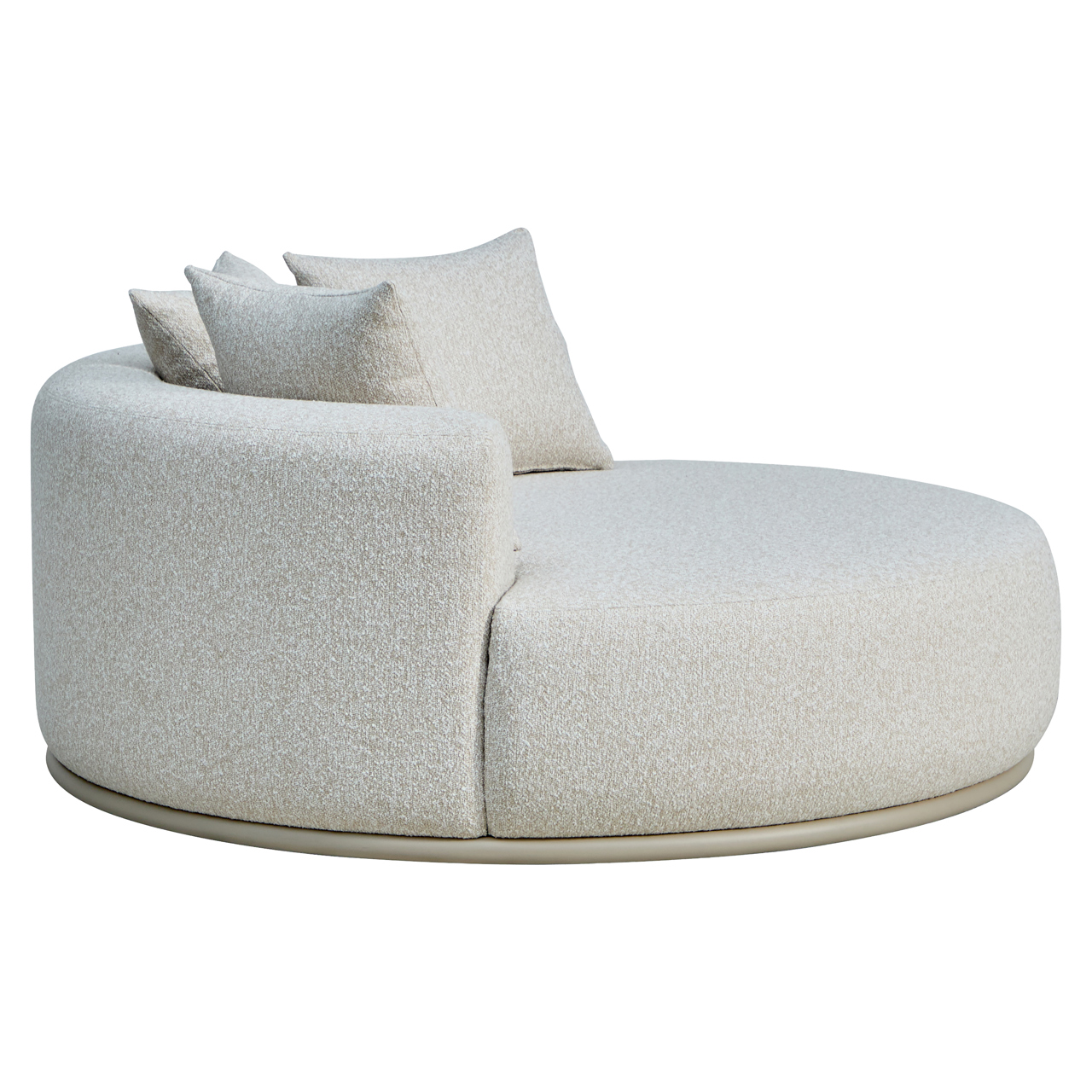 Richmond Interiors Outdoor dagbed Belucci ecru round