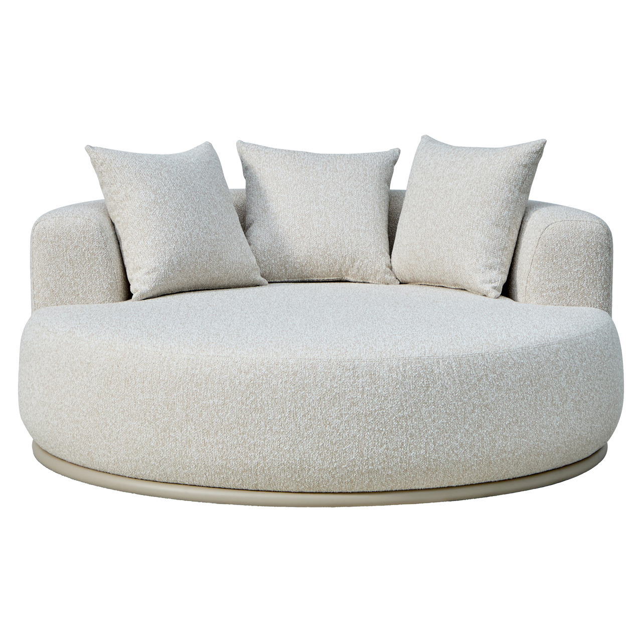 Richmond Interiors Outdoor dagbed Belucci ecru round