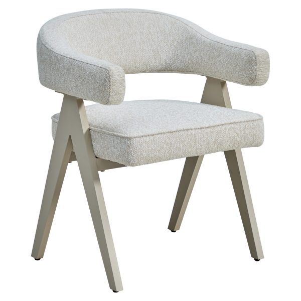 Richmond Interiors Outdoor eetkamerstoel Catalan ecru