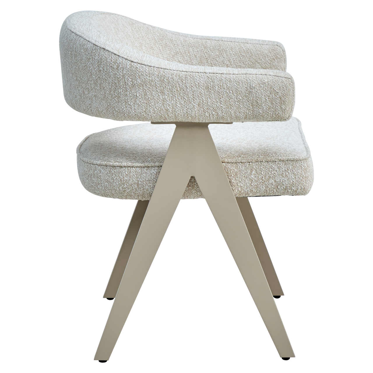 Richmond Interiors Outdoor eetkamerstoel Catalan ecru