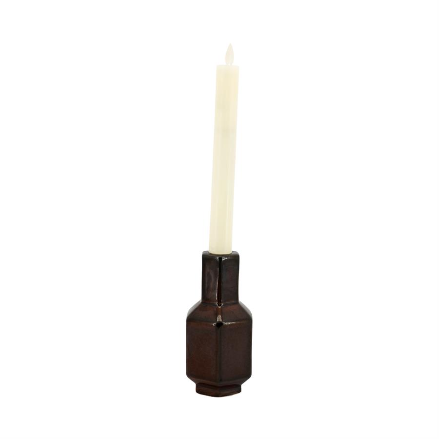 By-Boo Candle holder Axis small - dark red