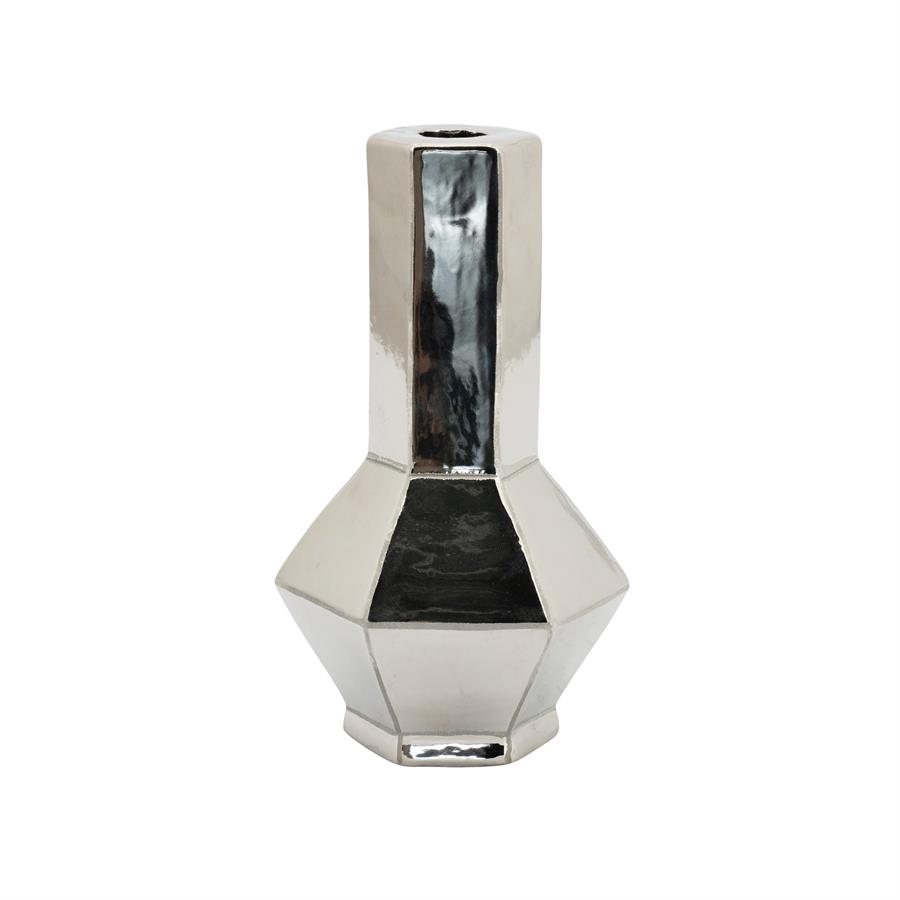 By-Boo Candle holder Axis large - chrome