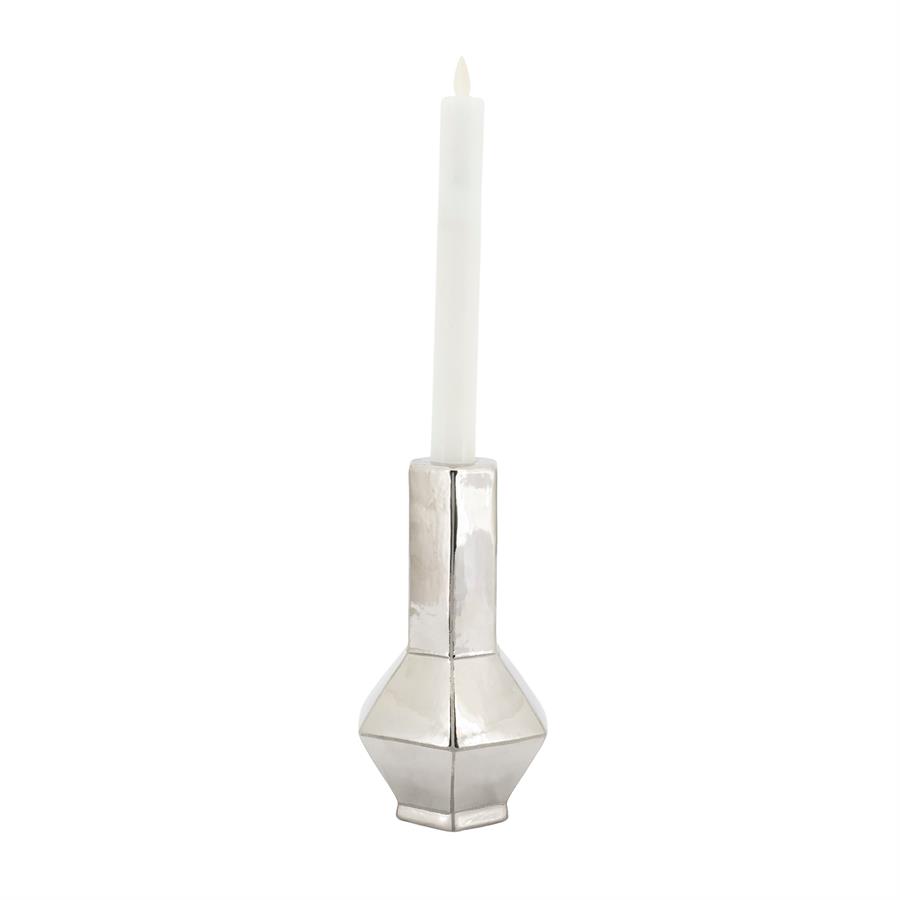 By-Boo Candle holder Axis large - chrome