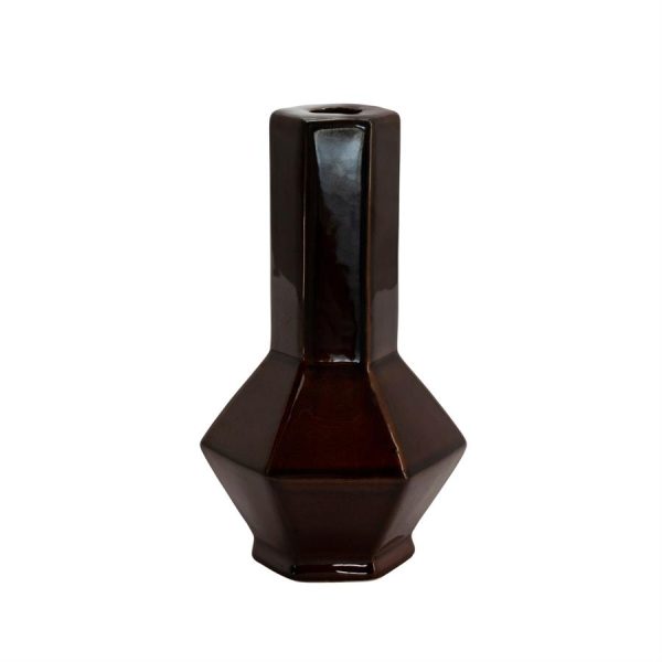 By-Boo Candle holder Axis large - dark red