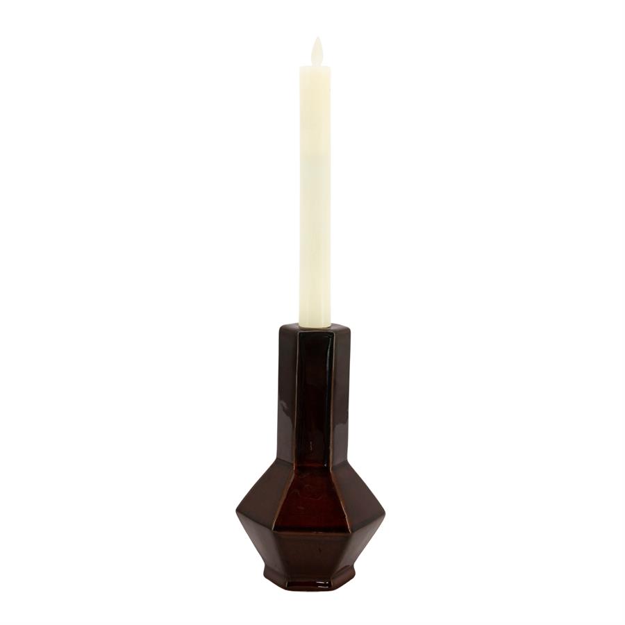 By-Boo Candle holder Axis large - dark red