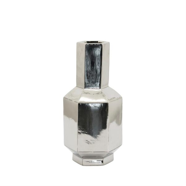 By-Boo Vase Axis small - chorme