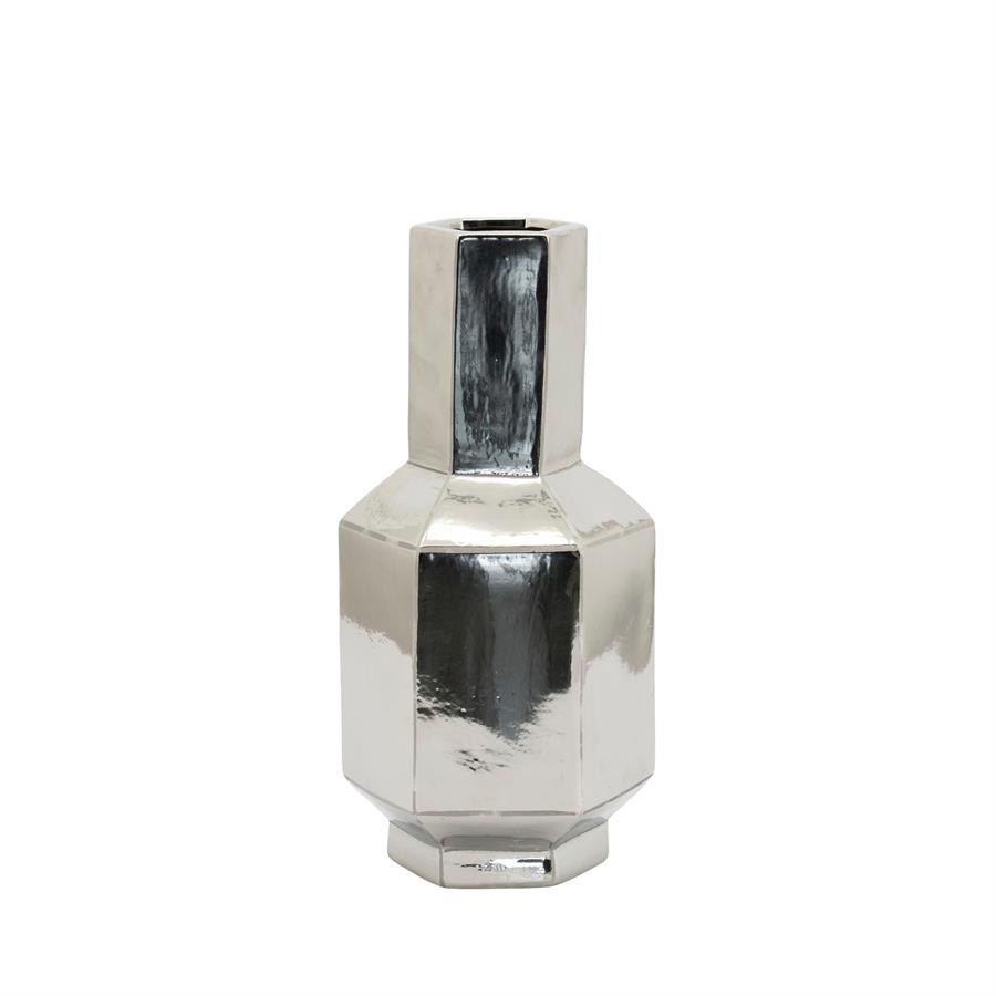 By-Boo Vase Axis small - chorme
