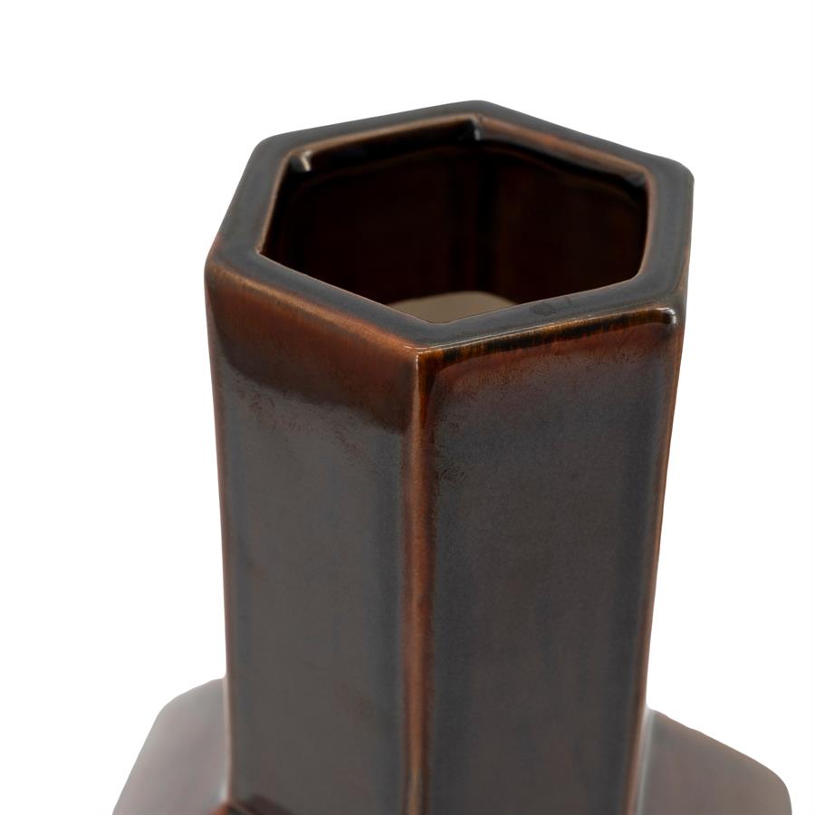 By-Boo Vase Axis small - dark red